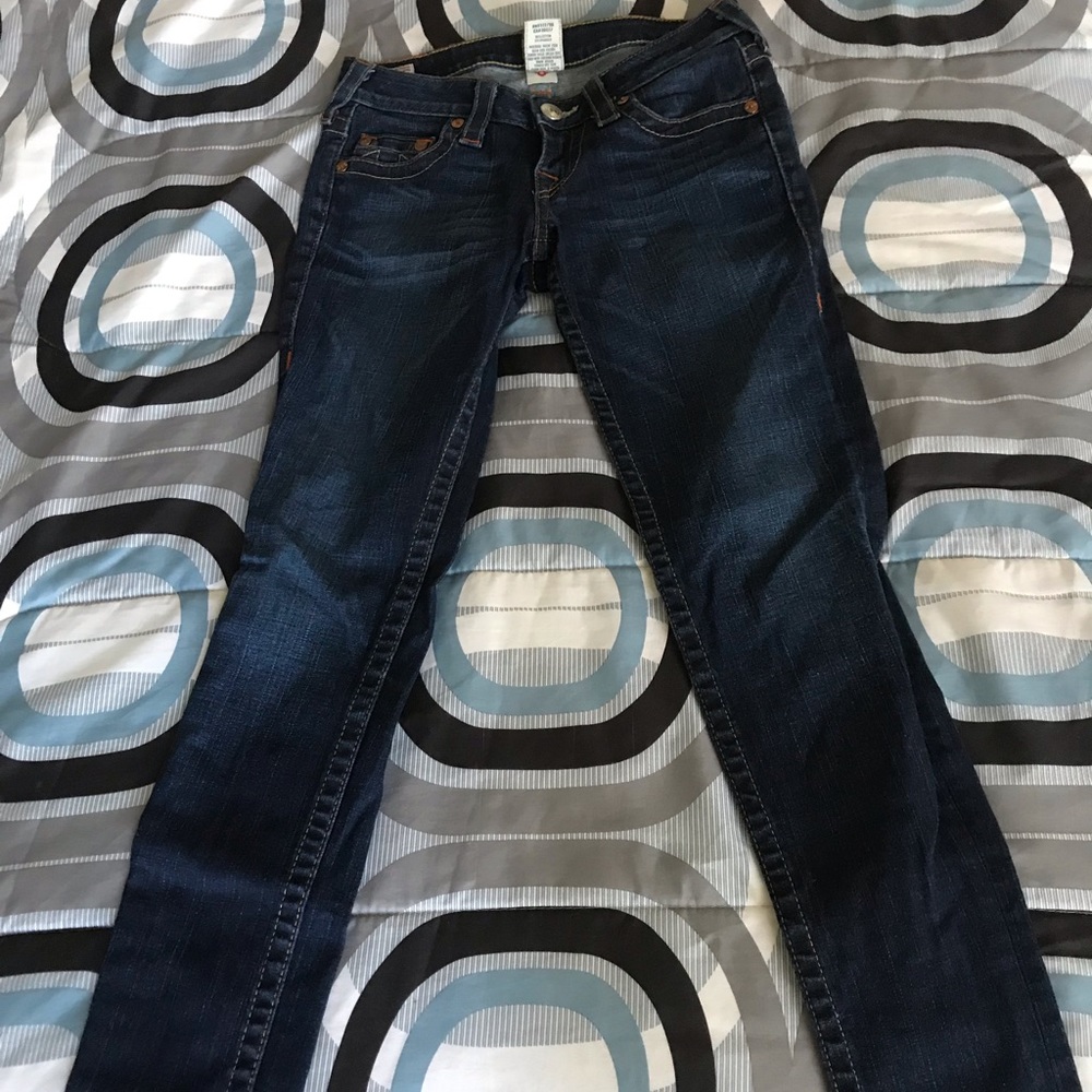 Authentic True Religion skinny jeans.
